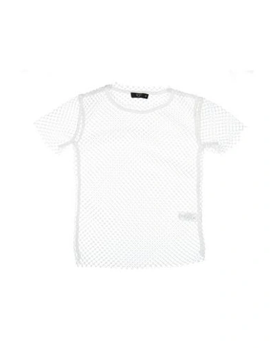 N°21 Kids' T-shirts In White