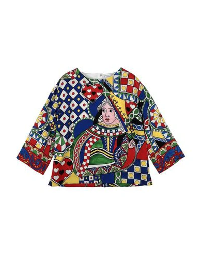 Dolce & Gabbana Kids' Blouses In Blue