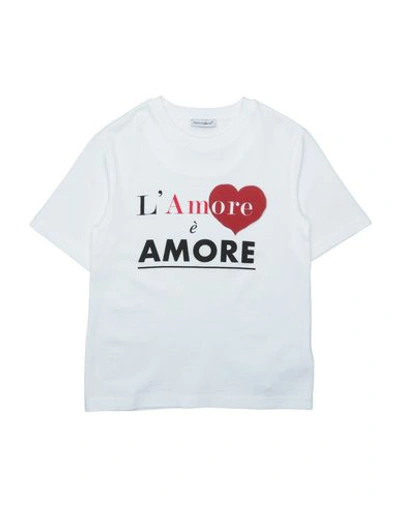 Dolce & Gabbana Kids' T-shirt In White