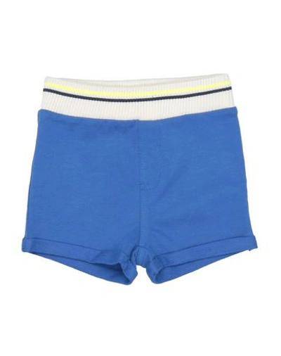 Billybandit Babies'  Newborn Boy Shorts & Bermuda Shorts Blue Size 3 Cotton, Polyester, Elastane