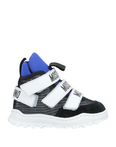 Moschino Babies' Sneakers In Black