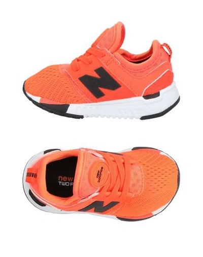 New Balance Babies' Sneakers In Orange