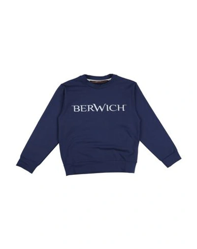 Berwich Kids' Sweatshirts In Slate Blue