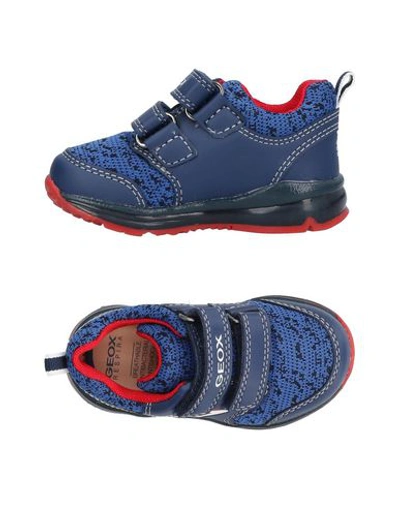 Geox Babies' Sneakers In Dark Blue