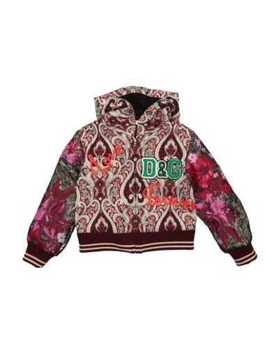 Dolce & Gabbana Babies' Jackets In Maroon