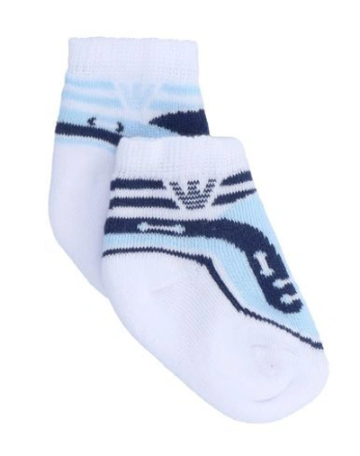 Emporio Armani Babies' Short Socks In Blue