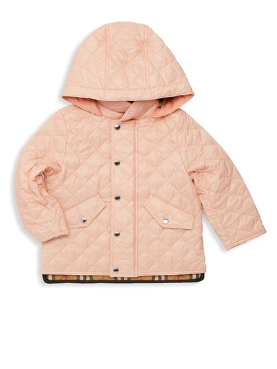 Burberry Baby's & Little Girl's Ilana Quilted Coat In Pink