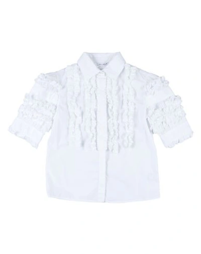 Dolce & Gabbana Kids'  Toddler Girl Shirt White Size 7 Cotton