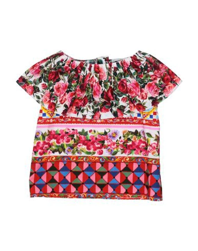 Dolce & Gabbana Babies' Blouse In Red