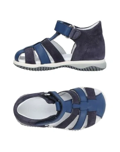 Hogan Babies' Sandals In Dark Blue