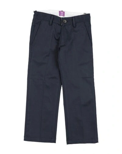 Mauro Grifoni Kids' Casual Pants In Dark Blue