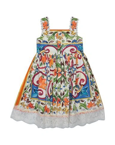 Dolce & Gabbana Kids' Dress In Ivory