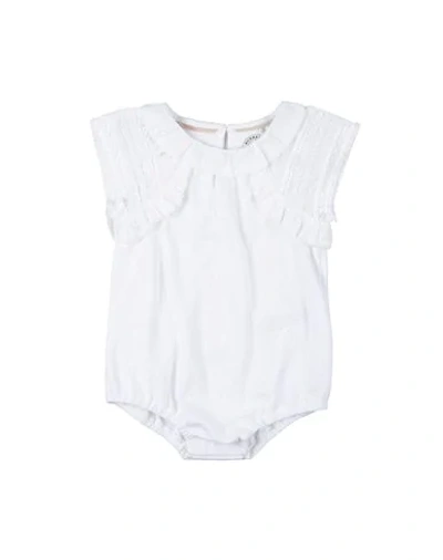 Burberry Babies' Bodysuit In White