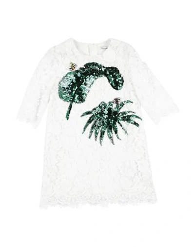 Dolce & Gabbana Kids' Dress In White