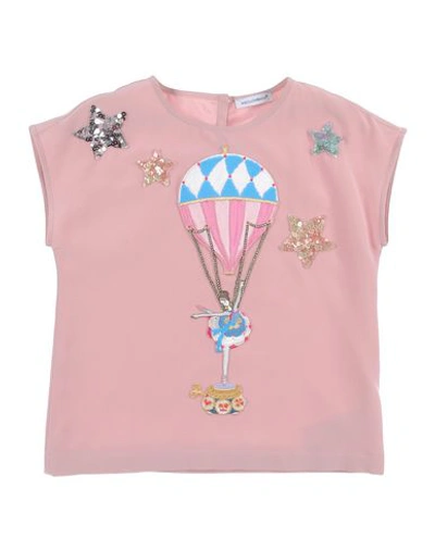Dolce & Gabbana Kids' Blouses In Pink