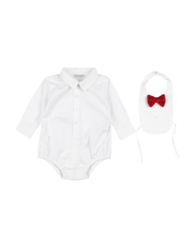Dolce & Gabbana Babies' Shirts In White
