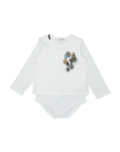 Dolce & Gabbana Babies' Bodysuit In White