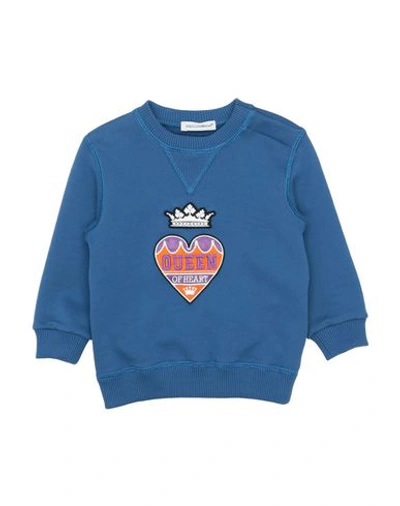 Dolce & Gabbana Babies' Sweatshirt In Blue