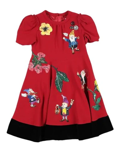 Dolce & Gabbana Babies' Dress In Red