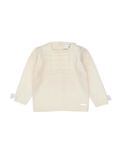 Pili Carrera Babies' Sweater In Ivory