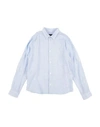 Emporio Armani Kids' Shirts In Azure