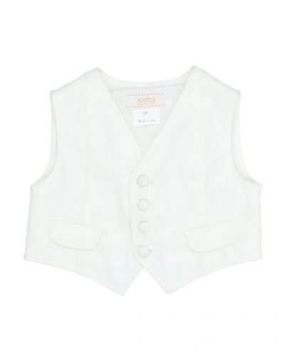 Aletta Babies' Vests In White