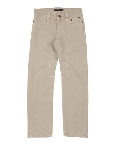 Siviglia Babies' Denim Pants In Beige