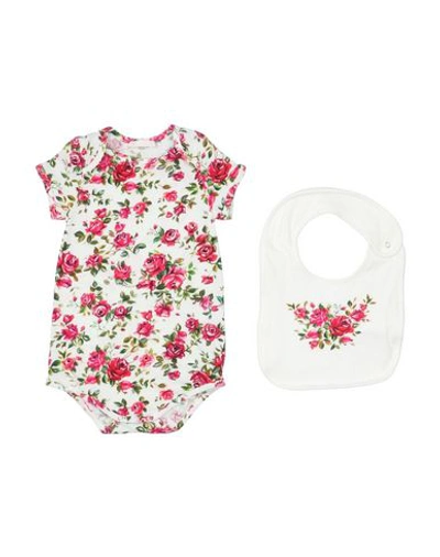 Dolce & Gabbana Babies' Bodysuits In White