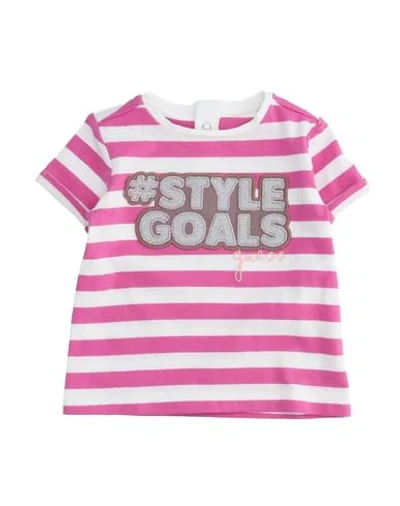 Guess Babies' T-shirts In Pink
