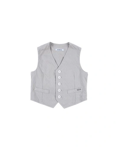 Bikkembergs Kids' Vests In Grey