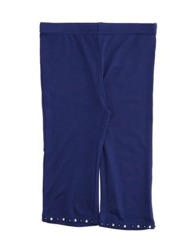 Twinset Babies' Leggings In Dark Blue