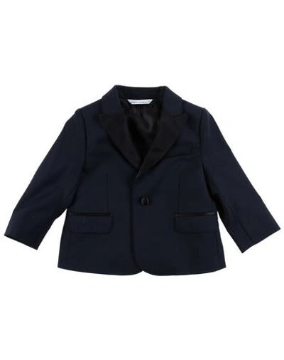 Dolce & Gabbana Babies' Suit Jackets In Dark Blue