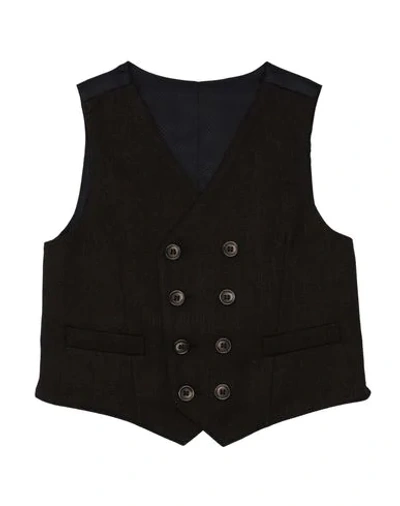 Dolce & Gabbana Kids' Vest In Dark Brown
