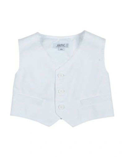 Aletta Babies' Vests In White
