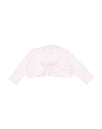 Aletta Babies' Wrap Cardigans In Pink