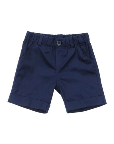 Aletta Babies'  Newborn Boy Shorts & Bermuda Shorts Midnight Blue Size 3 Cotton, Elastane