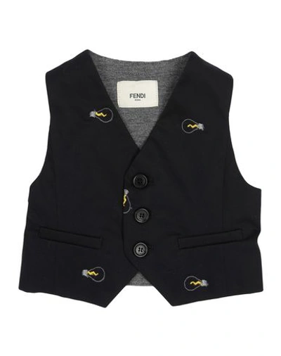 Fendi Babies' Vest In Black