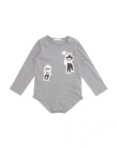 Dolce & Gabbana Babies' Bodysuit In Grey