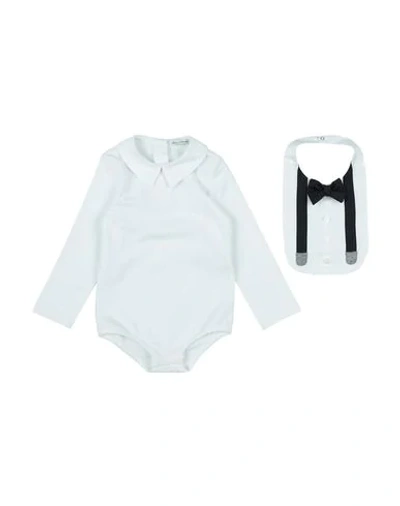 Dolce & Gabbana Babies' Bodysuits In White