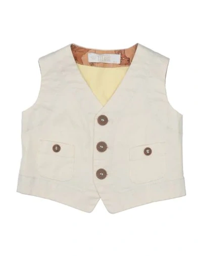 Alviero Martini 1a Classe Babies' Vest In Ivory