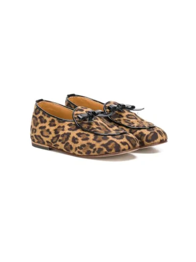 Babywalker Kids' Leopard-print Ballerinas In Leopardato