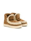 Mou Kids' Eskimo Boots In Cammello