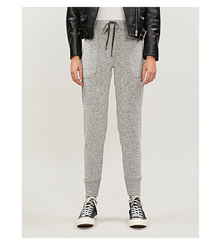 Rails Devon Knitted Jogging Bottoms In Melange Grey | ModeSens