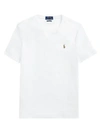 Polo Ralph Lauren Soft Touch French Terry Cotton T-shirt In White