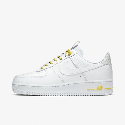 Nike Air Force 1 '07 Lx Sneaker In White/chrome Yellow/black/white