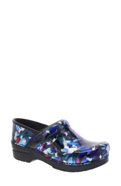 Dansko 'professional' Clog In Graphic Floral Patent Leather
