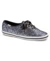 Kate Spade Keds For  New York Champion Glitter Sneakers In Pewter