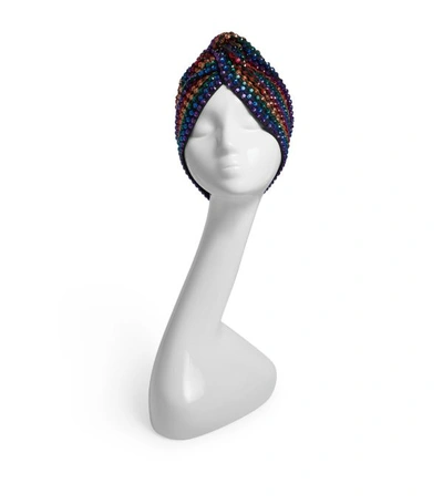 Mary Jane Claverol Maryjane Claverol Rainbow Bead Turban