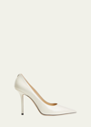 Jimmy Choo Womens Latte Love 85 Patent-leather Pumps 37