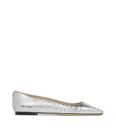 Jimmy Choo Mirele Glitter Flats